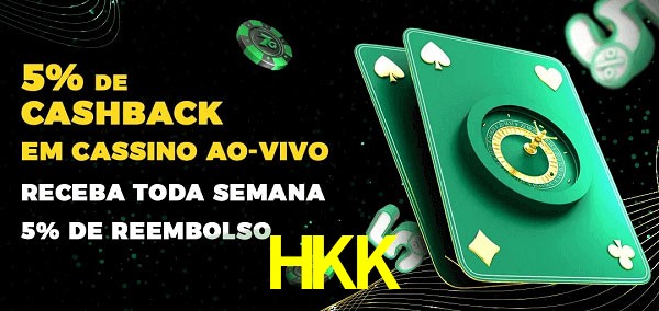 Promoções do cassino ao Vivo HKK